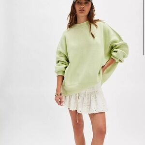 Free People Easy Street Tunic in White Jade